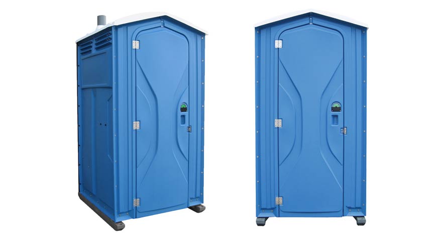 Long-term porta potty units on site in Lower Merion, Pennsylvania